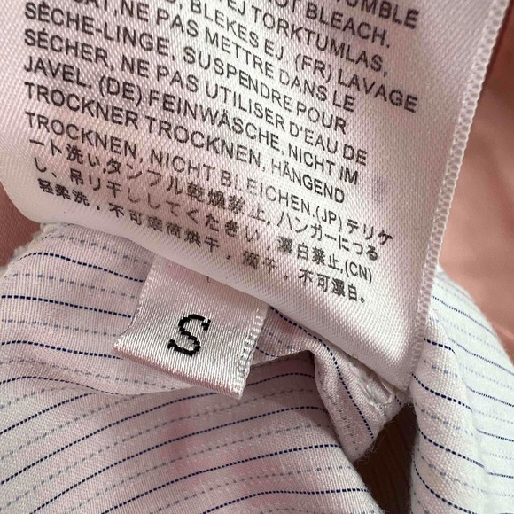 Acne Studios Women's Pink Bomber Full Zip Jacket Pockets Size Small - Picture 8 of 12